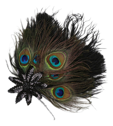 Headwear Feather Diadema Vintage 1920s Great Nupcial