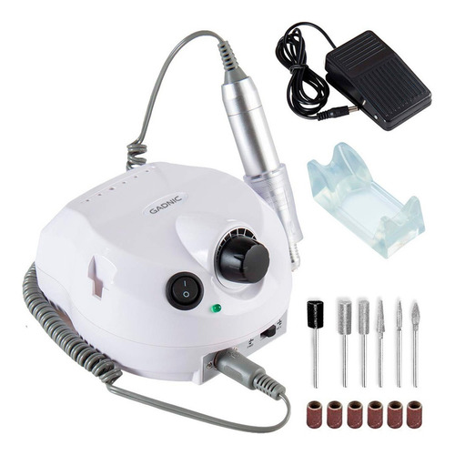 Torno Para Uñas De Mano Profesional Manicura Pedicuria + Kit