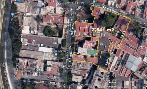 Imagen 2 de 3 de Tz Terreno En Venta En Mixcoac (534)