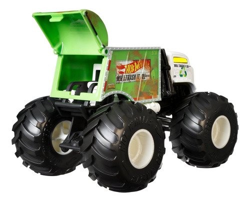 Hot Wheels, caminhão de lixo 1:24