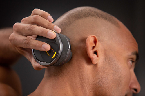 Microtouch Titanium Electric Head Shaver - Rechargeable Hea.