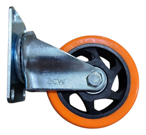 Ruedas Giratorias Reforzadas Bcw 75 Mm - 100 Kilos Cada Una 2 Ruedas Giratorias Sin Freno