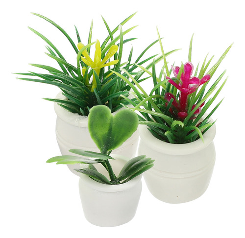 Mini Bonsái Artificial Para Decoración De Casa En Maceta, 3