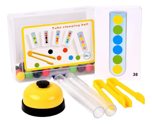 Tubo De Ensaio Toy Clip Bead Game Montessori ,educational