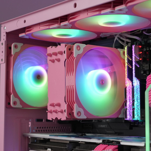 Enfriador De Aire Cpu V5 V5 Con 5 Tuberías De Calor De 120 M