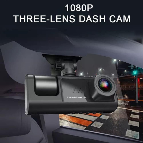 Cámara Para Auto 5 En 1 Frontal Trasera Y Tablero 1080p Hd