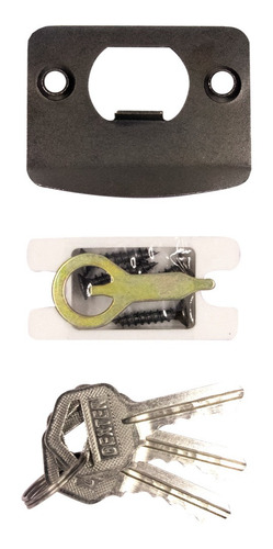 Cerradura para puerta abatible Dexter 6676 color negro