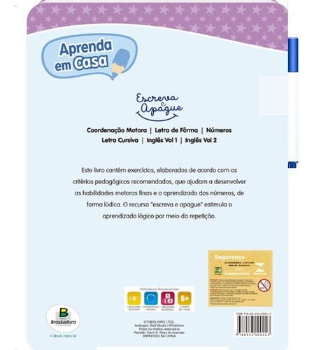 Aprenda Em Casa Escreva E Apague Números (escolinha Todolivr
