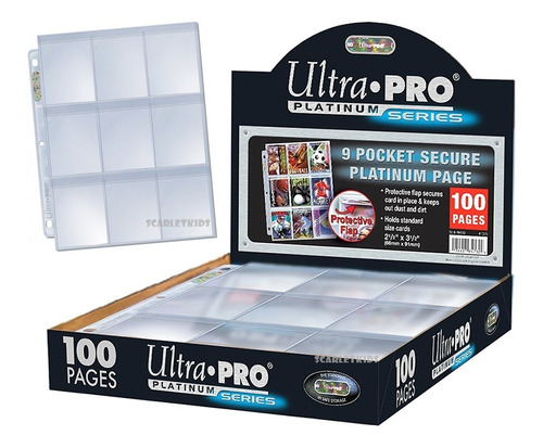 Ultra Pro Folios De Carpeta X30 Hojas Platinum Con Tapa Tcg