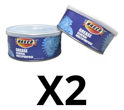 Grasa Azul Sintética Multiuso Premiun Nasca 250gr (2 Und)