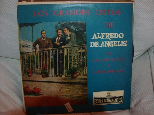 Vinilo Alfredo De Angelis Con Carlos Dante Julio Martel T1