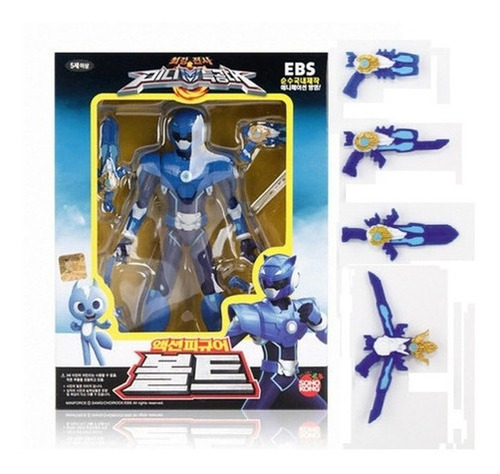 Miniforce Perno De Corea Del Robot Figura De Acción De Azul
