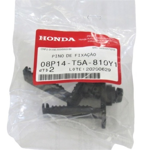 Kit 2 Pinos Fixação Tapete Veículos Honda Original