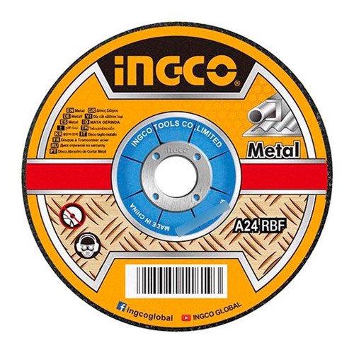 Disco De Desbaste 9´´ Ingco 25 Unidades Para Metal