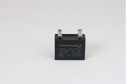 Capacitor Ventilador Plast 4mf Cbb611a/450v Norvair