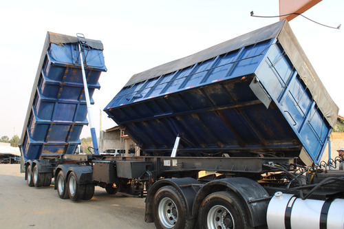 Imagem 9 de 15 de Carreta Bicaçamba Basculante 20m³ - Com Pneus Novos