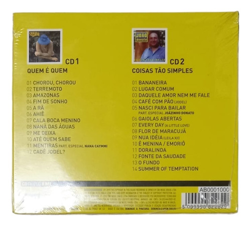 Cd João Donato - Quem É Quem / Coisas Tão Simples ( Lacrado) Versão Do Álbum Duplo