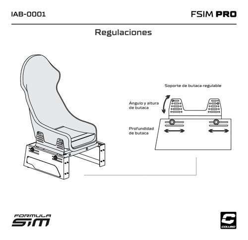 Estructura Simulador Manejo Formula Sim Pro Collino Cuot