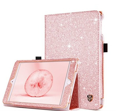  Estuche Para iPad Mini 4 Rosa Dorado Brillante (f)