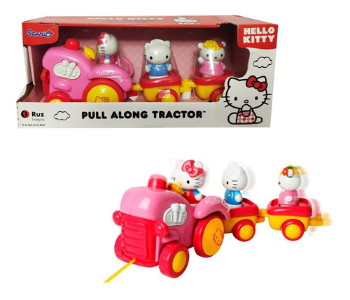 Hello Kitty Tractor De Remolque Original