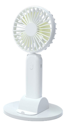 F New Ventilador De Mano Usb Con Cabezal De Ventilador Rever
