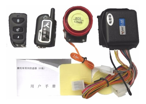 Alarma Doble Via Jdl Para Moto, 2 Controles Remotos