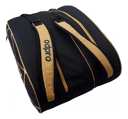 Bolso Paletero Bigger Odpro Negro Dorado