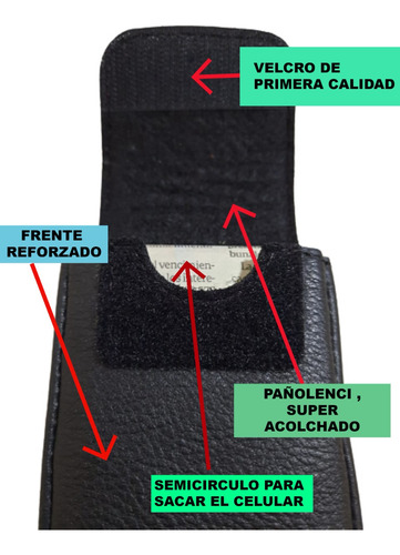 Funda Estuche Cuero Para Motorola Razr 60 Cinturón Pasacinto Negro Para Guardar El Celular Con Protección Puesta Dentro De La Funda De Cuero (silicona, Tpu, Goma)