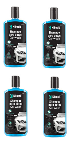 Set 4 Shampoo Para Autolavado Autos Motos Camionetas Carros
