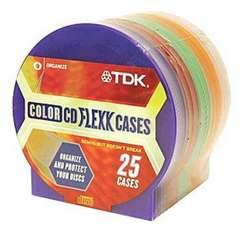 Tdk Cds-mc25 Dos Estuches Cd Flexx