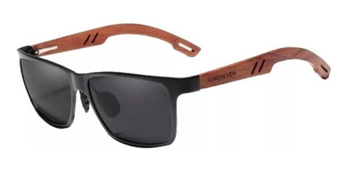 Lentes De Sol Polarizados Kingseven Original Uv400 Blackwood