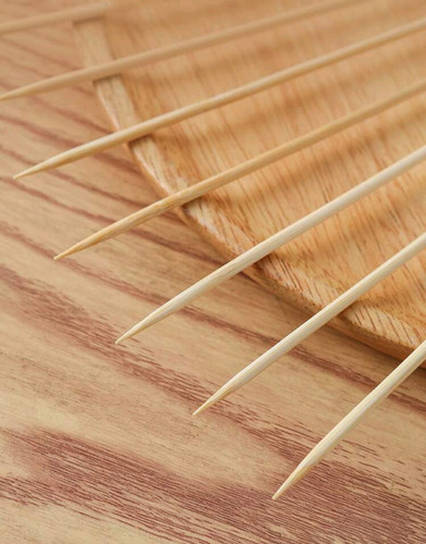 450 Palillos De Bambu Para Brochetas de 30 Cm y punta afilada Jands