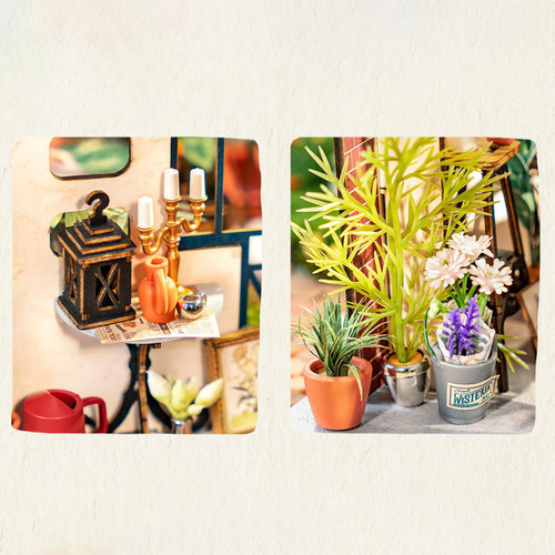 Miniatura Diy Para Casa De Muñecas, Modelo De Tienda De