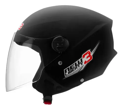 Capacete Moto Cor Preto-fosco PROTORK NEW LIBERTY T58