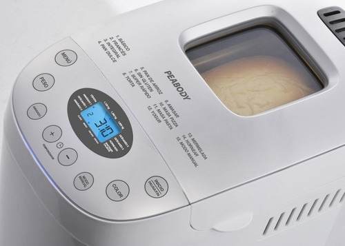 Fabrica De Pan Peabody 1,6kg 850w Digital P1 Color Blanco