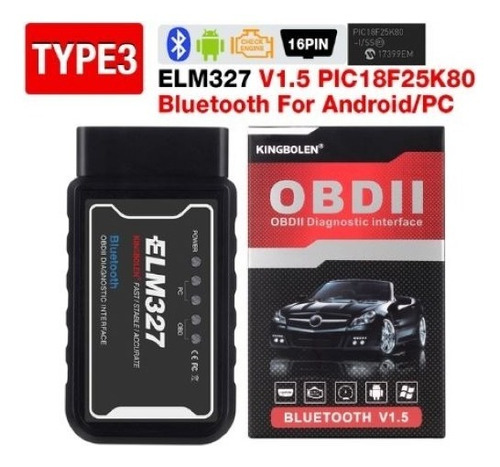 Detector Escaner Automotriz V1.5 Elm 327 Obdii Bluetooth