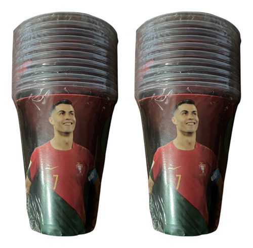 Kit De Cristiano Ronaldo Para Fiesta 20 Personas Rojo Cr7 Cristiano Ronaldo