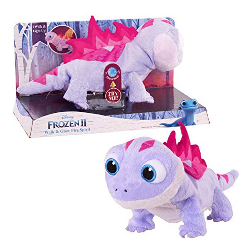 Frozen 2 Walk & Glow Bruni The Salamander, Animal De Peluche