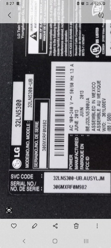 Imagen 3 de 10 de Tv LG 32'' Color Negro.en Perfectas Condiciones, Cómo Nuevo.