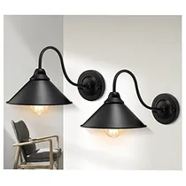 Comprar Lamparas De Pared Negros, De Pared Industriales