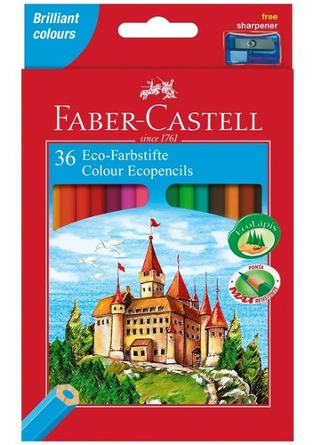 Lapices Faber Castell Ecolapiz X 36 + Sacapuntas