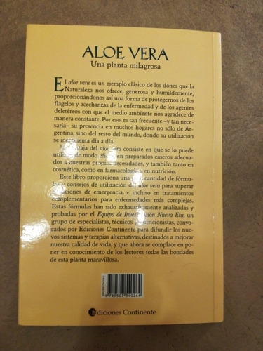 Aloe Vera Una Planta Milagrosa (Usado)