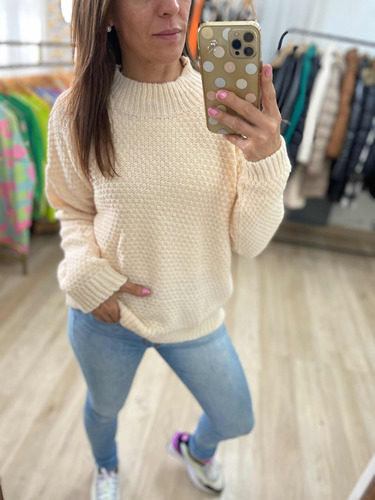 Sweater Pullover Tramado Mujer The Big Shop