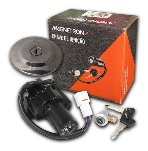 Kit Chave Ignição Contato Yamaha Fazer 2008 Marca Magnetron