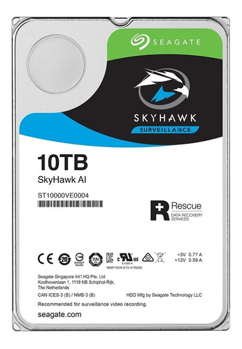 Seagate Skyhawk Ai 3.5 10tb St10000ve0004 Disco Duro Pc