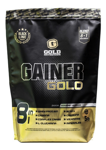 Muscle Mass Gainer 5 Lbs Gold Nutrition Ganador De Peso