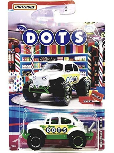 Matchbox Limited Candy Series White Dots Volkswagen Beetle