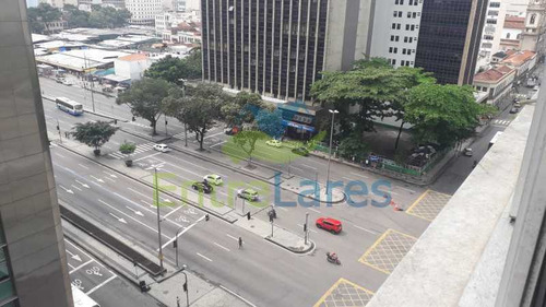 Imagem 1 de 15 de Centro, Sala Ampla, Banheiro. Sala Comercial No Edifício Guanabara - Ilsl00016