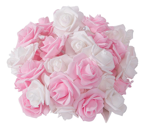 Luz De Cadena De Rosas Led, Luces De Flores Artificiales,