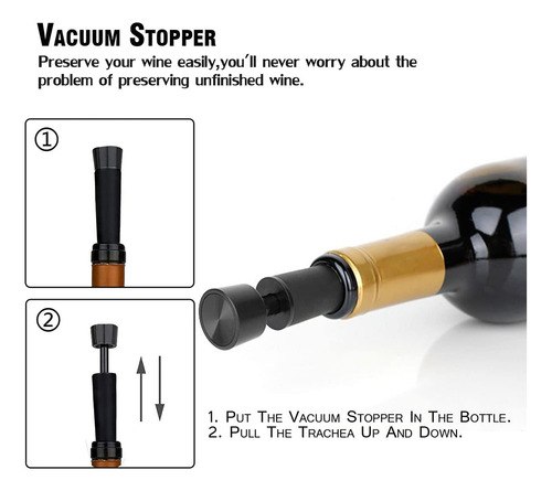 Conjunto De Abridor De Vinhos Travel Portable Pocket Air Pre